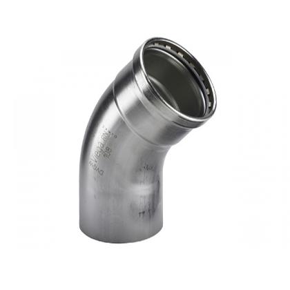 dad24 | 482 695  Viega Md 2326.1XL SP Inox Bogen 45 ia / 88,9 mm