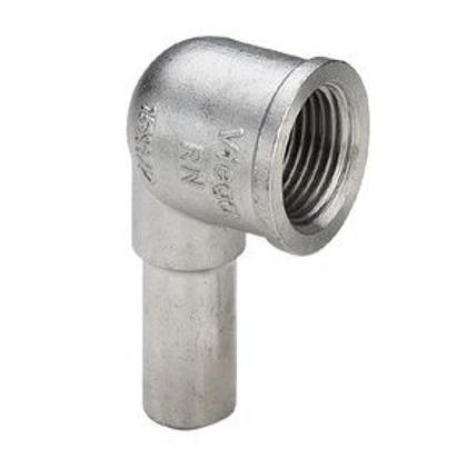 dad24 | 437 084  Viega Md 2314.3 Inox Einsteckwinkel 90 IG / 15 x ½“