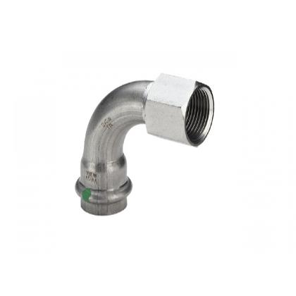 dad24 | 437 091  Viega Md 2314.5 SP Inox Bogen 90 IG / 15 mm x ½“
