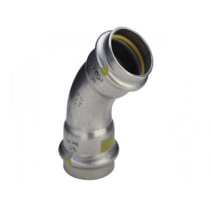 dad24 | 486 129  Viega Md 0226 Sanpress Inox G-Bogen 45 ii / 15