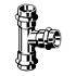 dad24 | Bild 2 | 436 056  Viega Md 2318 Sanpress Inox T-Stück / 54 x 28 x 54