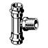 dad24 | Bild 2 | 445 973  Viega Md 2317.1 SP Inox T-Stück AG / 18 x ¾“ x 18