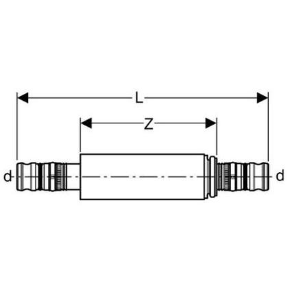 dad24 | 603.575.00.5 Geberit Mepla Reparatur Kupplung (RG) 26 mm