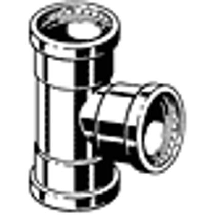 dad24 | 482 718  Viega Md 2318XL Sanpress Inox T-Stück / 76,1 mm
