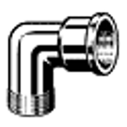dad24 | 106 645 Viega Md 1613 Winkel verchr. 90 IG - AG/ 3/8“ x 3/8“